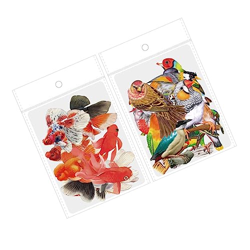 HEMOTON Süße Sticker Ästhetik – 60 Stück Botanische Deko-Sticker – Planer-Aufkleber Für Scrapbooks Laptops Und Briefumschläge von HEMOTON