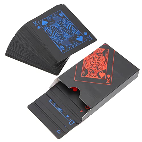 HEMOTON 2 Kisten Tischkarten aufbwahrungs-Box vorratsboxen Poker Cards Poker Sets Waterproof Playing Cards Rechteckkarten nach Hause Spielkarten Party Tischspiel Kartenspiel Masse Plastik von HEMOTON