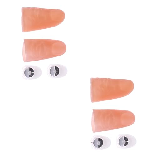 HEMOTON 2 Paare Fingerlichtspielzeug Halloween-Finger Fingerlichter aufleuchten blinken Spielzeugwerkzeug für Fingerstreiche Halloween -Finger -Licht -Party -Gefälligkeiten Blau von HEMOTON