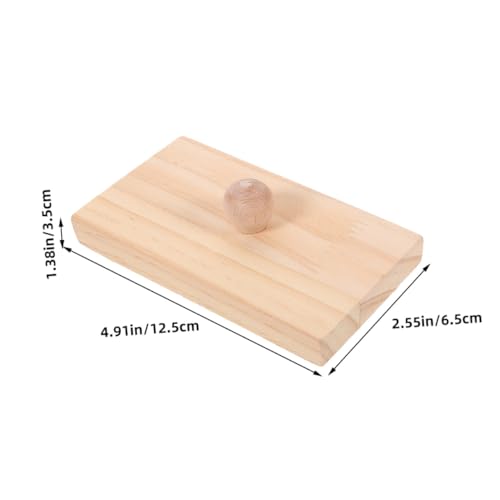 HEMOTON 2 Paare Percussion Instrument mit Holz Sandblock Klangbrett Handliches Orff Rhythmusspielzeug für Musikalische Früherziehung und Sensorische von HEMOTON