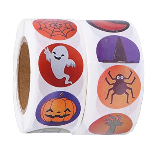 HEMOTON 2 Rollen Halloween-Aufkleber-Tags Abdeckband Dekorativ Lustige Aufkleber Halloween-Klebeband-Aufkleber Sammelalbum Liefert Scrapbook-Sticker Selber Machen Handwerksbedarf Papier von HEMOTON