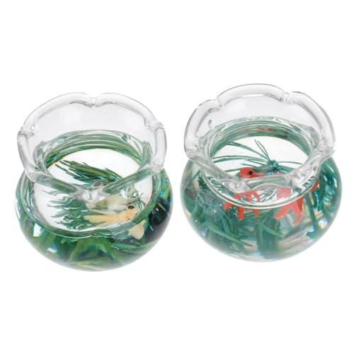 HEMOTON 2 STK Mini-Glas- Mini-tierfiguren Puppenhausmöbel Zubehör Für Puppenhäuser Aquarium 1:12 Möbel Fotografie-Requisiten Mini-goldfischbecken- Mini-hausbedarf Wohnkultur HEMOTON 2 STK Mini-Glas- Mini-tierfiguren Puppenhausmöbel Zubehör Für Puppenhäuser Aquarium 1:12 Möbel Fotografie-Requisiten Mini-goldfischbecken- Mini-hausbedarf Wohnkultur von HEMOTON