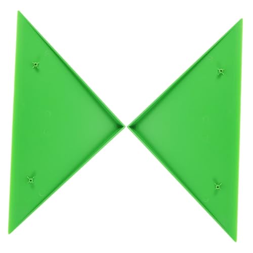 HEMOTON 2 STÜCK Tischfußball Eckenschutz aus Robustem HIPS Material Einfache Montage Passend für Standard Kicker Glatte Dreiecksecken für Verbesserten Ballfluss Beim Tischfußballspielen von HEMOTON