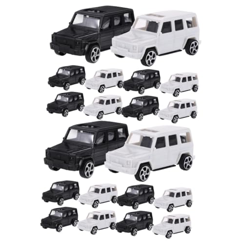 HEMOTON 2 Sätze Bausatz Auto Fahrzeuge Zurückziehen Bausätze Anzeige Rover Bürodeko Büro Dekoration Car Decor Dekoration Zum Backen Kuchenverzierung Backen Plastik 10 Stück * 2 von HEMOTON