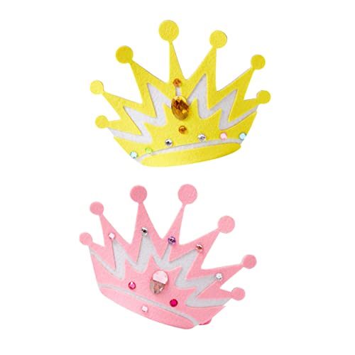 HEMOTON 2 Sätze DIY Party Crown für Kindergeburtstag Mädchen Bastelset Kronen aus Vliesstoff Kreatives Material für Kindergeburtstagskrone zum Selbermachen und Verkleiden HEMOTON 2 Sätze DIY Party Crown für Kindergeburtstag Mädchen Bastelset Kronen aus Vliesstoff Kreatives Material für Kindergeburtstagskrone zum Selbermachen und Verkleiden von HEMOTON