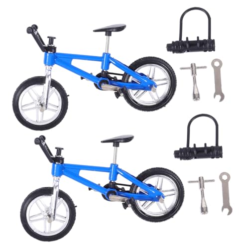 HEMOTON 2 Sätze Mini Finger Bike Modell aus Legierung Desktop für Erwachsene Simulation Mountainbike als Geburtstagsgeschenk und Stressabbau HEMOTON 2 Sätze Mini Finger Bike Modell aus Legierung Desktop für Erwachsene Simulation Mountainbike als Geburtstagsgeschenk und Stressabbau von HEMOTON
