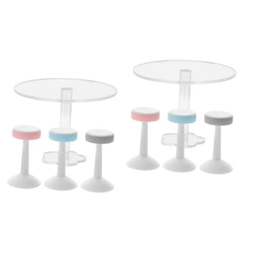HEMOTON 2 Sätze Puppenhaus Möbel Dekoration Handgefertigt Vielseitig für Spiel Mikro Landschaft Garten Accessoire Kreatives DIY Zubehör Geschenkidee von HEMOTON