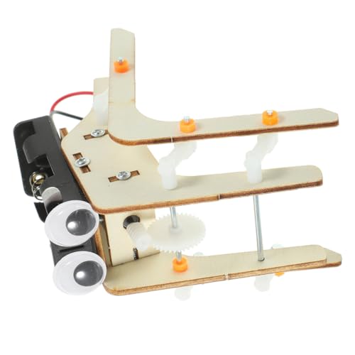 HEMOTON 2 Sätze Roboterbausatz DIY Spinnenrobotermodell Spinnenroboterspielzeug aus Holz Montagespielzeug 3D-Spinnenroboter Puzzle Suite Requisiten Materialpaket Student von HEMOTON