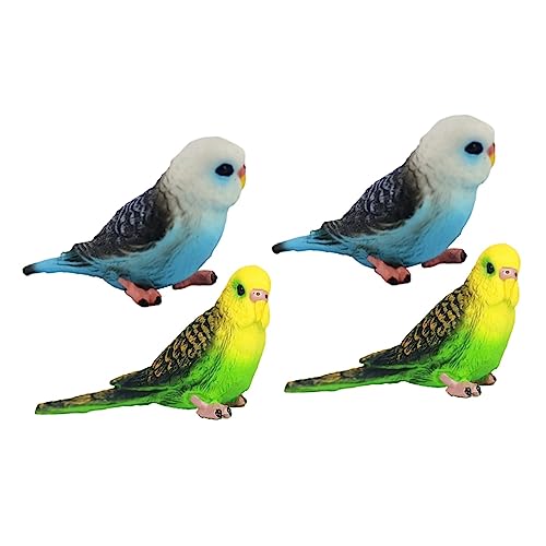 HEMOTON 2 Sätze Simulation Papagei Gefälschte Papageiendekoration Papagei Mini-kunstvögel Papageienspielzeug Vogelsittiche Realistisch Vogel-außendekoration Plastik 2 Stück * 2 HEMOTON 2 Sätze Simulation Papagei Gefälschte Papageiendekoration Papagei Mini-kunstvögel Papageienspielzeug Vogelsittiche Realistisch Vogel-außendekoration Plastik 2 Stück * 2 von HEMOTON