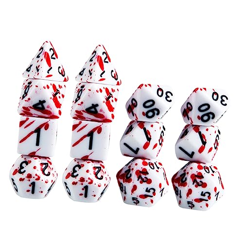 HEMOTON 2 Sätze Von Blood Dices Blood Slatter Dices Rollenspiele Game Dices Partyzubehör HEMOTON 2 Sätze Von Blood Dices Blood Slatter Dices Rollenspiele Game Dices Partyzubehör von HEMOTON