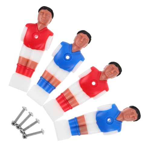 HEMOTON 2 Sätze Zubehör für Tischfußball Teile für Tischfußball Spielerfiguren Foosball -Tischteile Austausch von Tischfußballteilen Kicker Zubehör Mini-Fußballer Kickermann Ersatz Metall von HEMOTON