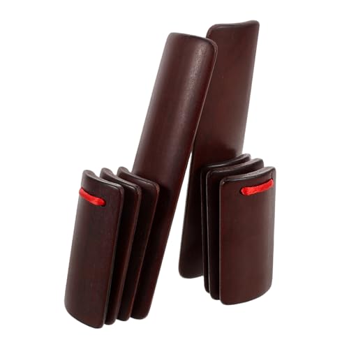 HEMOTON 2 Stück Bambus-Allegro Hand-Finger-Kastagnetten Holzklöppel Musikalische Kastagnetten Musikinstrument aus Holzkastagnetten Kastagnetten mit Griff Fingerkastagnetten Brown HEMOTON 2 Stück Bambus-Allegro Hand-Finger-Kastagnetten Holzklöppel Musikalische Kastagnetten Musikinstrument aus Holzkastagnetten Kastagnetten mit Griff Fingerkastagnetten Brown von HEMOTON