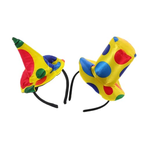 HEMOTON 2 Stück Clown Kostüm Haarreif Teilig Weiches Material Bequemer Sitz Leicht und Strapazierfähig Für Halloween Karneval Party Cosplay Zubehör HEMOTON 2 Stück Clown Kostüm Haarreif Teilig Weiches Material Bequemer Sitz Leicht und Strapazierfähig Für Halloween Karneval Party Cosplay Zubehör von HEMOTON