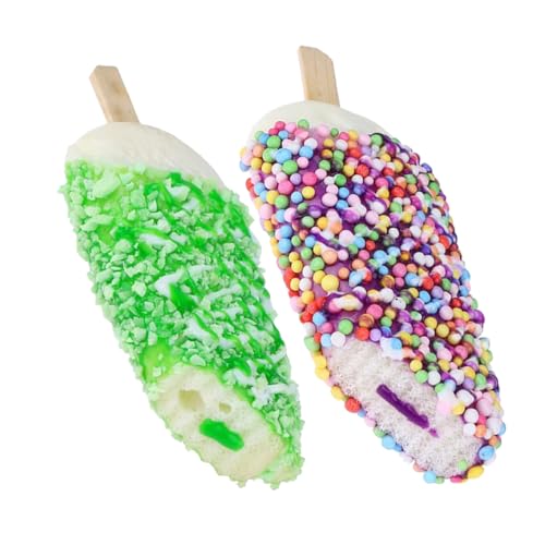 HEMOTON 2 Stück Eiscreme Modell Realistische Künstliche Eiscreme für Fotografie Dekoration und Imitation Popsicle Display Modell für Lebensmittelpräsentation HEMOTON 2 Stück Eiscreme Modell Realistische Künstliche Eiscreme für Fotografie Dekoration und Imitation Popsicle Display Modell für Lebensmittelpräsentation von HEMOTON
