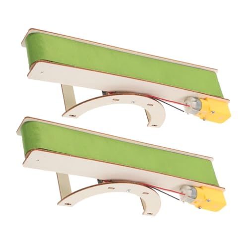 HEMOTON 2 Stück Elektrisches Transportband Modell Bausatz Teilig Kleines Tragbares DIY Wissenschaftsspielzeug für Robustes Stem Lernspielzeug Praktisches Technik Experimentierset für HEMOTON 2 Stück Elektrisches Transportband Modell Bausatz Teilig Kleines Tragbares DIY Wissenschaftsspielzeug für Robustes Stem Lernspielzeug Praktisches Technik Experimentierset für von HEMOTON