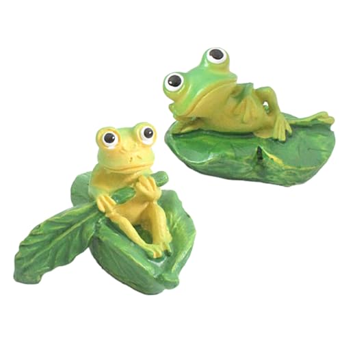 HEMOTON 2 Stück Frosch-Ornamente Plüsch Ding Frösche Froschzimmerdekoration Frosch-Statue Froschstatuen Figur Winzig Mini Favorisieren Süßes Bürodekor Wohnkultur Harz HEMOTON 2 Stück Frosch-Ornamente Plüsch Ding Frösche Froschzimmerdekoration Frosch-Statue Froschstatuen Figur Winzig Mini Favorisieren Süßes Bürodekor Wohnkultur Harz von HEMOTON