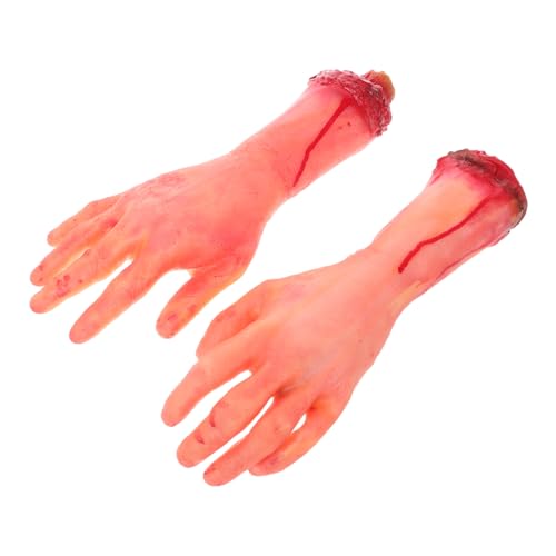HEMOTON 2 Stück Gefälschte Handdekoration Halloween-Party-Zeug Halloween-Horror-Requisiten realistisch Gebrochen Hände LED Halloween-Arm Körperteil Halloween-Requisite Streichprop Schaum HEMOTON 2 Stück Gefälschte Handdekoration Halloween-Party-Zeug Halloween-Horror-Requisiten realistisch Gebrochen Hände LED Halloween-Arm Körperteil Halloween-Requisite Streichprop Schaum von HEMOTON