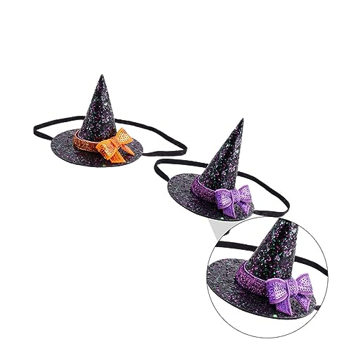 HEMOTON 2 Stück Halloween-Stirnband Halloween -Dekoration Cosplay winzig kinderkostüme halloween kinderkostum halloween Haarband halloween deko Stirnband Requisiten Halloween-Haare Stoff von HEMOTON