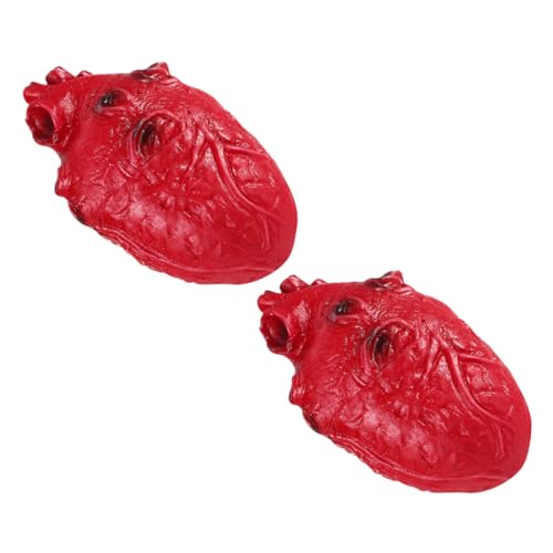 HEMOTON 2stücke Halloween Gruselige Scherzspielzeuge Simulation Fake Menschliches Organ Realistische Herz-Dekorationen Für Halloween-Partys Atmosphäre Schaffen HEMOTON 2stücke Halloween Gruselige Scherzspielzeuge Simulation Fake Menschliches Organ Realistische Herz-Dekorationen Für Halloween-Partys Atmosphäre Schaffen von HEMOTON