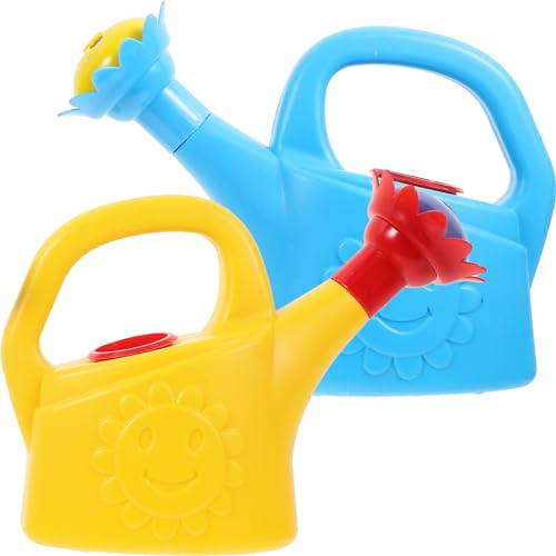 HEMOTON 2 Stück Hühner-Gießkannen Aus Kunststoff Für Kinder Sandstrand-Badewasserkanne Für Kleinkinder Rollenspielspielzeug Für Jungen Und Mädchen von HEMOTON