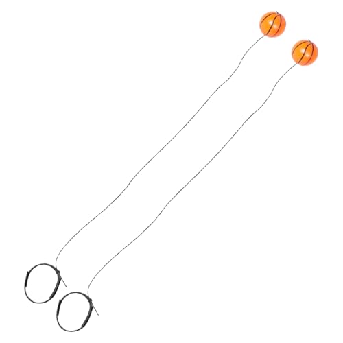 HEMOTON 2 Stück Hüpfball am Handgelenk Fitness Sport Koordination Handgelenk Rückballspielzeug Fitnessgeräte Armbandbälle Polyurethan HEMOTON 2 Stück Hüpfball am Handgelenk Fitness Sport Koordination Handgelenk Rückballspielzeug Fitnessgeräte Armbandbälle Polyurethan von HEMOTON