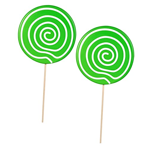 HEMOTON 2 Stück Lollipop Lutscher Doppel Bonbon Topper Lollipop Ausschnitte Gummi Füller Set Körbchen Süßigkeiten Lollypops Lollis Dekoratives Lollipop Ornament Kunstharz Grün HEMOTON 2 Stück Lollipop Lutscher Doppel Bonbon Topper Lollipop Ausschnitte Gummi Füller Set Körbchen Süßigkeiten Lollypops Lollis Dekoratives Lollipop Ornament Kunstharz Grün von HEMOTON