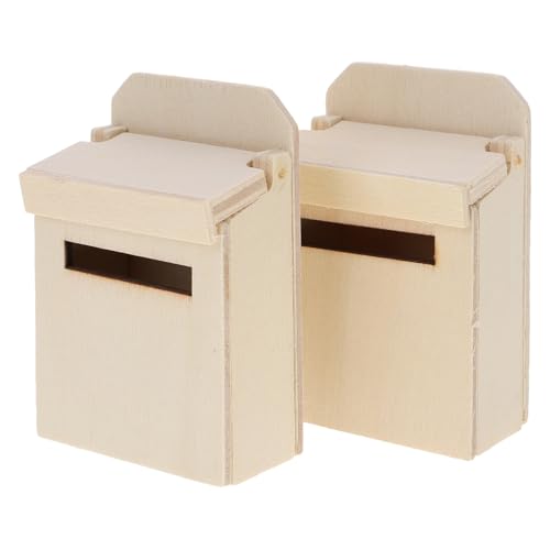 HEMOTON 2 Stück Mini Briefkasten Winzige Möbel Wohndekor Briefpapier Miniatur Seifenspender Mini Puppenmöbel Dekoration Wohnaccessoires Retro Puppenhausmöbel Holz HEMOTON 2 Stück Mini Briefkasten Winzige Möbel Wohndekor Briefpapier Miniatur Seifenspender Mini Puppenmöbel Dekoration Wohnaccessoires Retro Puppenhausmöbel Holz von HEMOTON