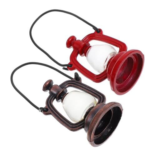 HEMOTON 2 Stück Mini Petroleumlampe Miniatur Lampen Miniatur Laterne Puppenzubehör Spielzeughaus Dekoration Puppenmöbel Dekorative Laternen Puppenhausmöbel Puppenhaus Lichter HEMOTON 2 Stück Mini Petroleumlampe Miniatur Lampen Miniatur Laterne Puppenzubehör Spielzeughaus Dekoration Puppenmöbel Dekorative Laternen Puppenhausmöbel Puppenhaus Lichter von HEMOTON