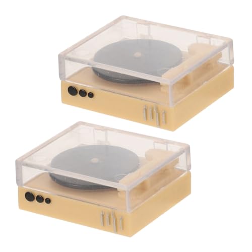 HEMOTON 2 Stück Miniatur CD Player DIY Puppenhausmöbel Realistische Miniatur Musikzimmer Dekoration Wohnzimmer Zubehör Kreative Bastelidee für Puppenhaus Zubehör und Szene Simulation HEMOTON 2 Stück Miniatur CD Player DIY Puppenhausmöbel Realistische Miniatur Musikzimmer Dekoration Wohnzimmer Zubehör Kreative Bastelidee für Puppenhaus Zubehör und Szene Simulation von HEMOTON