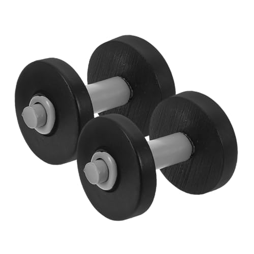 HEMOTON 2 Stück Miniatur Hanteln Mini Deko für Puppenhaus Fitness Zubehör Miniatur Gym Equipment Details für DIY Landschaftsdeko HEMOTON 2 Stück Miniatur Hanteln Mini Deko für Puppenhaus Fitness Zubehör Miniatur Gym Equipment Details für DIY Landschaftsdeko von HEMOTON