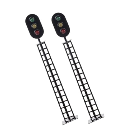 HEMOTON 2 Stück Modellbahn Signalleuchte Mikro Landschaftsbau Lampe Verkehrslampe Zugzubehör Ampel Mini Signalleuchte Modellbahn Signalleuchte Modelllampe Modell HEMOTON 2 Stück Modellbahn Signalleuchte Mikro Landschaftsbau Lampe Verkehrslampe Zugzubehör Ampel Mini Signalleuchte Modellbahn Signalleuchte Modelllampe Modell von HEMOTON