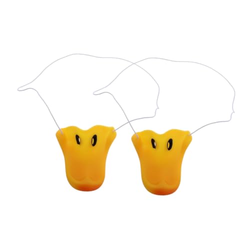 HEMOTON 2 Stück Nase Lustige Party Requisite Tiermaske Ente Cosplay Maske Halloween Party Kostüm Entenschnabel Nase Enten Kostümmaske Entennasenmaske Cosplay Entennase Gelbe von HEMOTON