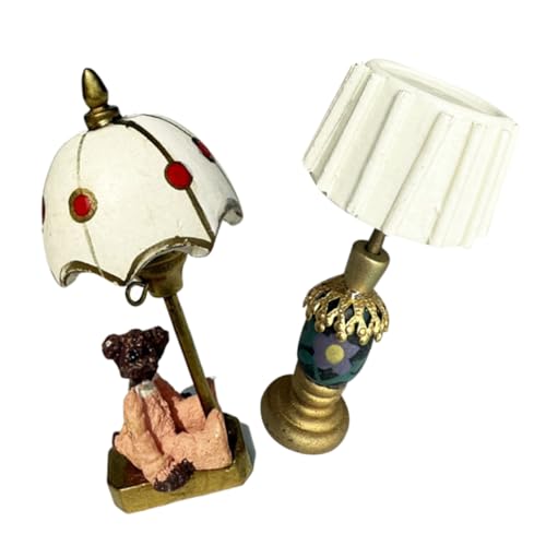 HEMOTON 2 Stück Niedliche Tischlampen mit Realistischem Design Beleuchtungszubehör für Miniaturszenen und Puppenstuben Dekoration HEMOTON 2 Stück Niedliche Tischlampen mit Realistischem Design Beleuchtungszubehör für Miniaturszenen und Puppenstuben Dekoration von HEMOTON