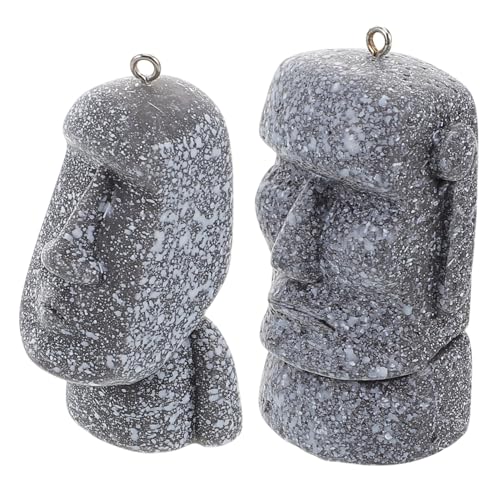 HEMOTON 2 Stück Osterinsel Moai Osterinsel Deko Osterinselstatue Schlüsselbund Figur Deko Figur Ostereiland Kulturerbe Deko Ostersteindekorationen Moai-Stein aktive Skulptur Plastik Grey HEMOTON 2 Stück Osterinsel Moai Osterinsel Deko Osterinselstatue Schlüsselbund Figur Deko Figur Ostereiland Kulturerbe Deko Ostersteindekorationen Moai-Stein aktive Skulptur Plastik Grey von HEMOTON