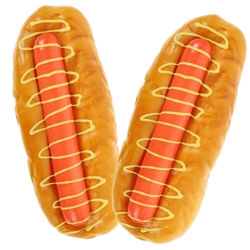 HEMOTON 2 Stück PU Burger Modell Realistische Food Photography Requisite Lebensechte Simulation als Dekoration für Burgerläden Bäckereien Küchen und Fotografiezwecke HEMOTON 2 Stück PU Burger Modell Realistische Food Photography Requisite Lebensechte Simulation als Dekoration für Burgerläden Bäckereien Küchen und Fotografiezwecke von HEMOTON