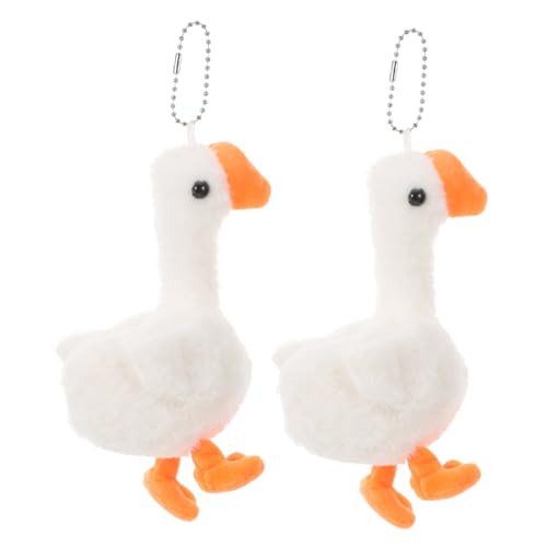 HEMOTON 2 Stück Plüschpuppen Partygeschenke Für Pinata Füller Stofftier Plüschspielzeug Karnevalspreise Verkaufsautomatenfüller Süßer Plüsch Schlüsselanhänger Plüsch von HEMOTON