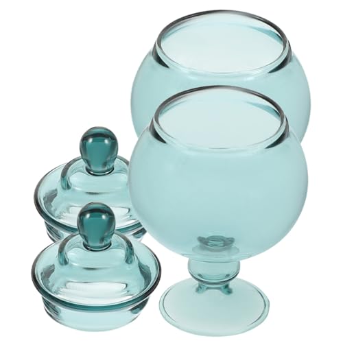 HEMOTON 2 Stück Puppenhaus Bonbonglas Dekoration Outdoor Ornamente Kinderspielzeug Outdoor Bonbongläser Mit Deckel Mini Puppenspielzeug Lebensmittelbehälter Ornamente Für HEMOTON 2 Stück Puppenhaus Bonbonglas Dekoration Outdoor Ornamente Kinderspielzeug Outdoor Bonbongläser Mit Deckel Mini Puppenspielzeug Lebensmittelbehälter Ornamente Für von HEMOTON