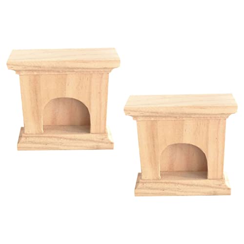 HEMOTON Miniatur-Kamin-Ornament Mini-schmuck Für Realistischen Mini-hauskamin Holzspielzeug von HEMOTON