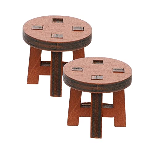 HEMOTON Exquisite Miniaturstühle Miniatur-holzdekor Foto-Requisiten Heimdekor Miniatur-hocker Für Die Dekoration HEMOTON Exquisite Miniaturstühle Miniatur-holzdekor Foto-Requisiten Heimdekor Miniatur-hocker Für Die Dekoration von HEMOTON