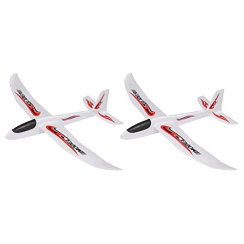 HEMOTON 2 Stück Schaumstoff-Segelflugzeuge Spielzeug Für Kinder Wurfflugzeuge Aus Schaumstoff Flugspielzeug Party- Goodie-Bag-Stuffers Flugspielzeug Für Draußen 99 cm von HEMOTON