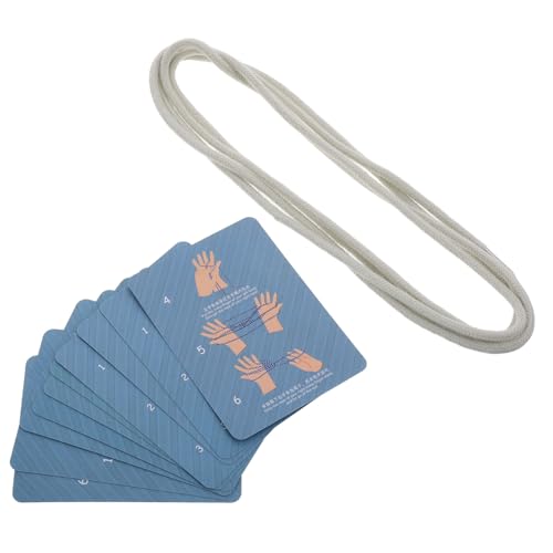 HEMOTON 2 Stück Schnur Blumenkreuz Geflochtenes Seil Wiegenseil Spielseil Für Fingerhandspiel Kinderseil Katzenwiege Kinderspielzeug Fingergurte Für Fingerseilspiel Beiges Seil HEMOTON 2 Stück Schnur Blumenkreuz Geflochtenes Seil Wiegenseil Spielseil Für Fingerhandspiel Kinderseil Katzenwiege Kinderspielzeug Fingergurte Für Fingerseilspiel Beiges Seil von HEMOTON