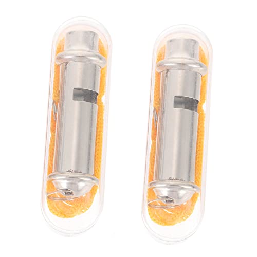 HEMOTON 2 Stück Sportpfeife mit Umhängeband Multifunktionale Schiedsrichterpfeife für Trainer und Hundetrainer Hochfrequenzpfeife für Outdoor Aktivitäten von HEMOTON