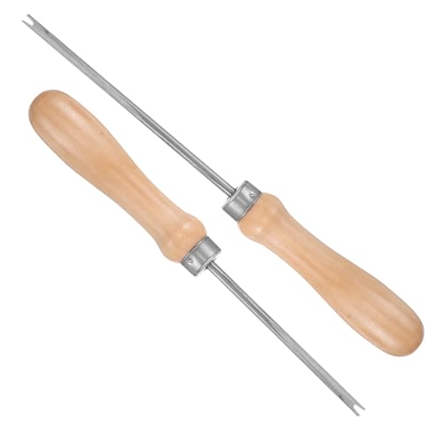 HEMOTON 2 Stück Tamponwerkzeuge Füllwerkzeuge Für Baumwollpuppen DIY-Werkzeug Für Stoffpuppen Handwerkzeug Zum Füllen Von Baumwolle Nähenvorräte Füllender Baumwollgriff Nähwerkzeug Hölzern von HEMOTON