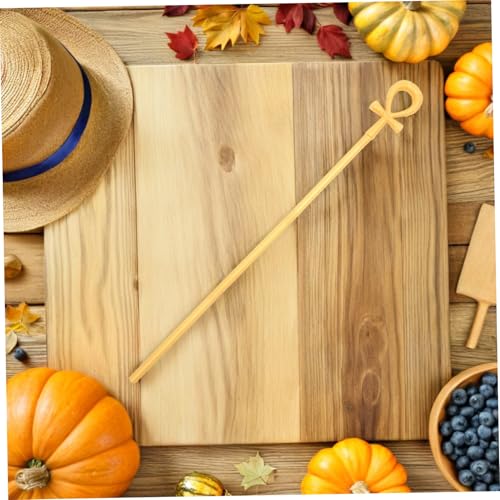 HEMOTON 2 Stück Teiliges Ägyptisches Königszepter Halloween Kostüm Requisite Leichter Stabiler Stab mit Schlangendesign Cosplay Gehstock für Erwachsene und Rollenspiel Party Zubehör von HEMOTON
