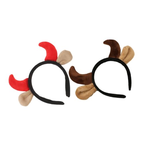 HEMOTON 2 Stück Teiliges Kuhhörner Stirnband Niedliche Realistische Hörner mit Ohren Einzigartiges Haar Accessoire für Kostüm Rollenspiel Fotoshooting und Bühnenauftritte HEMOTON 2 Stück Teiliges Kuhhörner Stirnband Niedliche Realistische Hörner mit Ohren Einzigartiges Haar Accessoire für Kostüm Rollenspiel Fotoshooting und Bühnenauftritte von HEMOTON