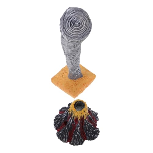 HEMOTON 2 Stück Teiliges Naturkatastrophen Modellset mit Eruptivem und Miniatur Tornado Realistisches Wissenschaftsspielzeug für und Dekorationsset für Unterricht Zuhause und HEMOTON 2 Stück Teiliges Naturkatastrophen Modellset mit Eruptivem und Miniatur Tornado Realistisches Wissenschaftsspielzeug für und Dekorationsset für Unterricht Zuhause und von HEMOTON