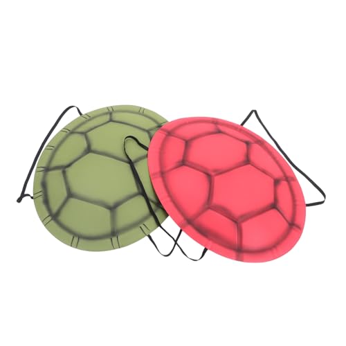 HEMOTON 2 Stück Teiliges Schildkrötenkostüm Eva Turtle Shell Rucksack Halloween Kostüm Zubehör für Karneval Party Verkleidung Leicht Schnell Wiederverwendbar von HEMOTON