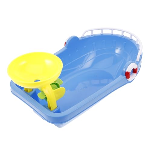 HEMOTON 2 Stück Teiliges Schwimmende Badeboote aus Robustem Kunststoff Wasserdichtes Badespielzeug für Kleinkinder Einfach zu Greifen für Badewanne Pool und Strandspaß von HEMOTON