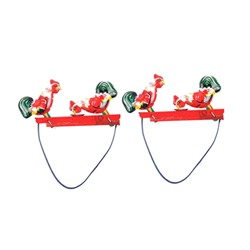 HEMOTON 2 Stück Teiliges Vintage Hühnchen zum Aufziehen Klassisches Nostalgisches Kinderspielzeug Kompakt und Tragbar Liebevoll Verarbeitet für Raumdekoration HEMOTON 2 Stück Teiliges Vintage Hühnchen zum Aufziehen Klassisches Nostalgisches Kinderspielzeug Kompakt und Tragbar Liebevoll Verarbeitet für Raumdekoration von HEMOTON