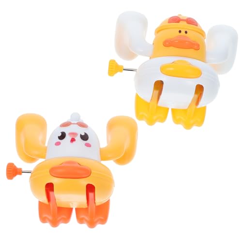 HEMOTON 2 Stück Teiliges Wind Up Küken Vintage Springendes Huhn Robustes Batteriefreies Kinderspielzeug Leicht und Tragbar für Drinnen und Draußen Interaktives Tiergeschenk HEMOTON 2 Stück Teiliges Wind Up Küken Vintage Springendes Huhn Robustes Batteriefreies Kinderspielzeug Leicht und Tragbar für Drinnen und Draußen Interaktives Tiergeschenk von HEMOTON